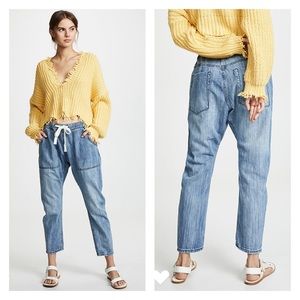 ONE TEASPOON Shabbies Drawstring Boyfriend Jeans